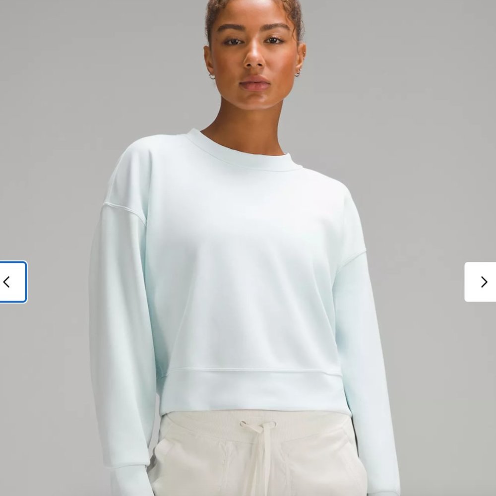 Lululemon Softstreme Perfectly Oversized Cropped Crew